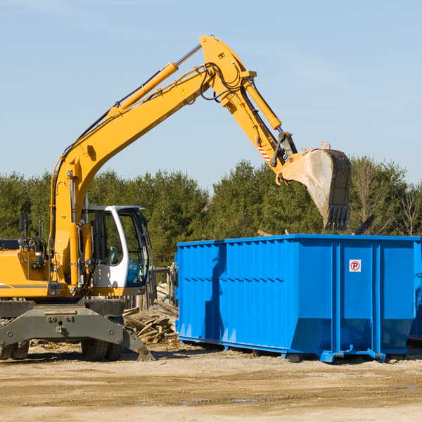 what size residential dumpster rentals are available in Rangely CO